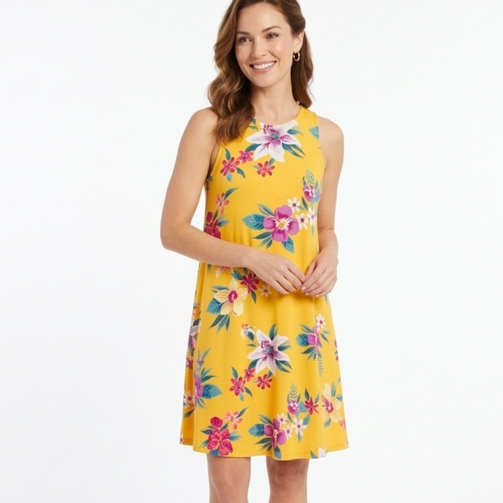 Hawaiian Sunshine Dress EUC